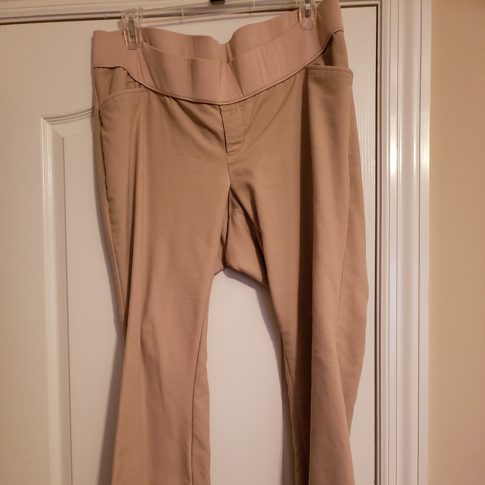Old navy khaki maternity pants
